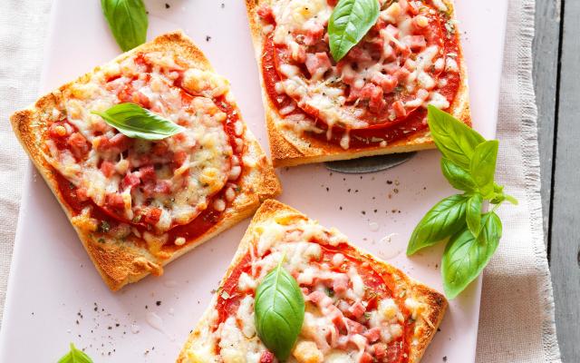 Pizzatoast uit de airfryer