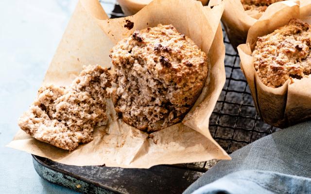 Muffins aux bananes et aux noix