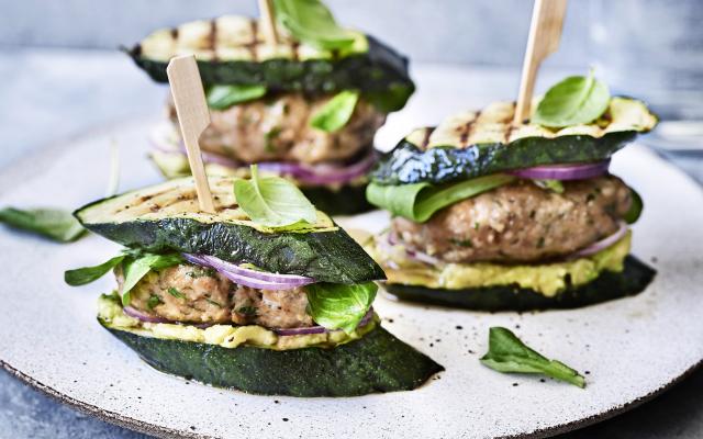 Burgers de courgette au poulet