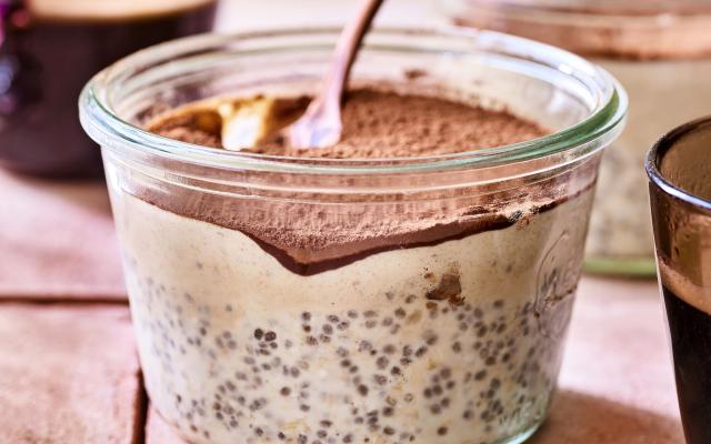 Overnight pudding aux graines de chia