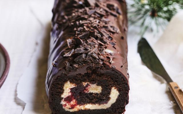 Vegan kerstbuche