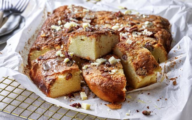 Blondies met pecannoten