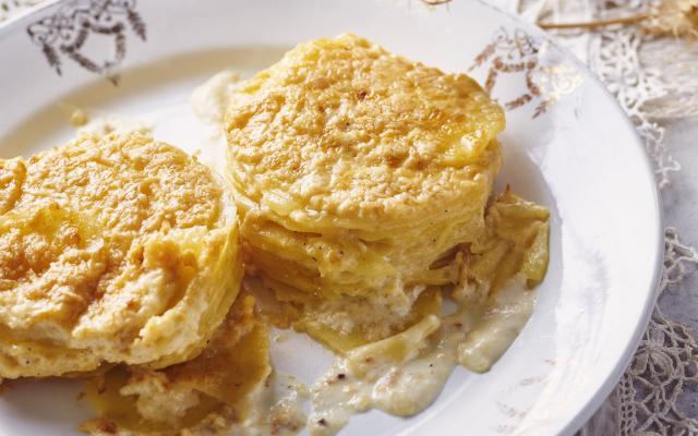 Gratin dauphinois met oude kaas