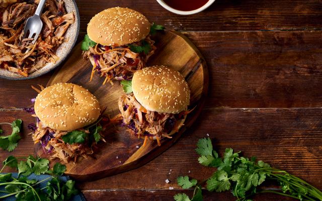 Pulled pork met barbecuesaus