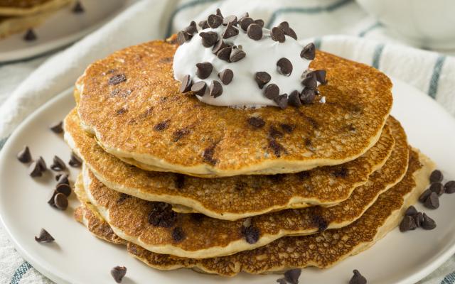 Pancakes aux pépites de chocolat