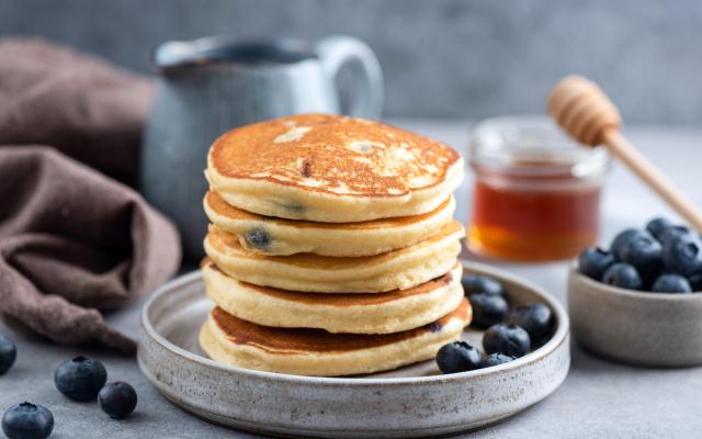 Pancakes aux myrtilles