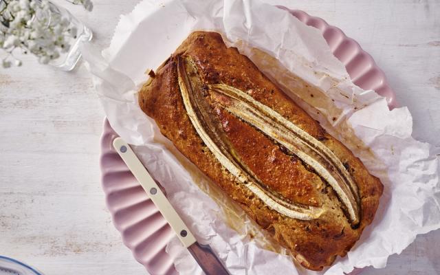 Bananenbrood met chocolade en pecannoten