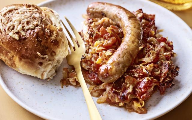 Potée de chou et de saucisses à l'airfryer