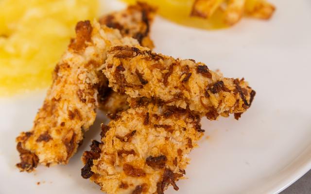 Knapperige kipnuggets uit de airfryer