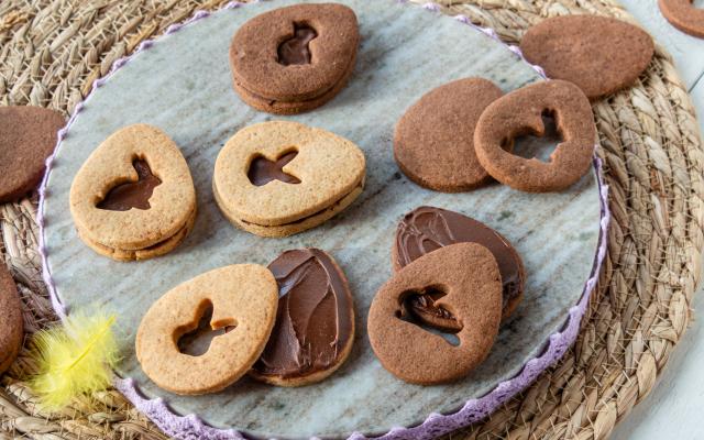 Dubbele chocoladekoekjes