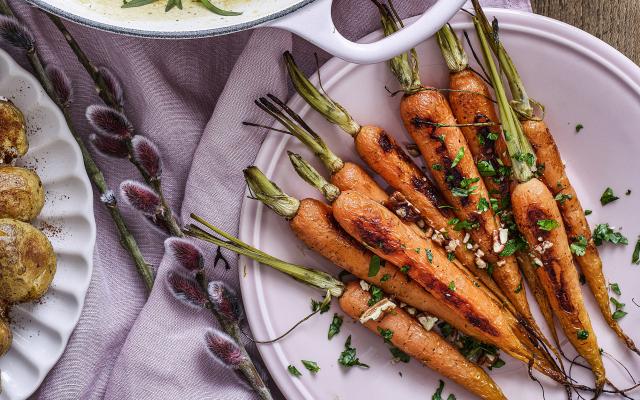 Carottes glacées au thé