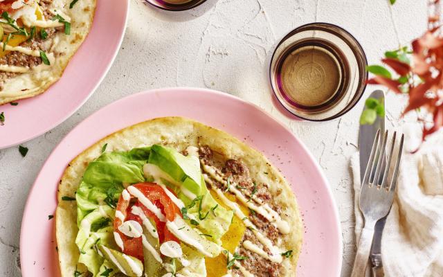 Cheeseburger wrap