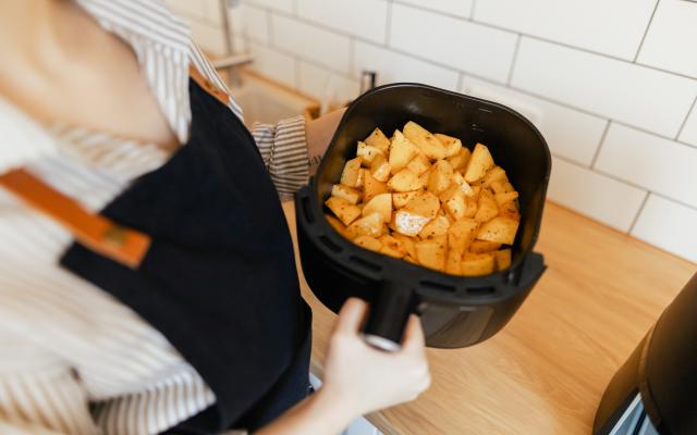 Gebakken aardappeltjes uit de airfryer