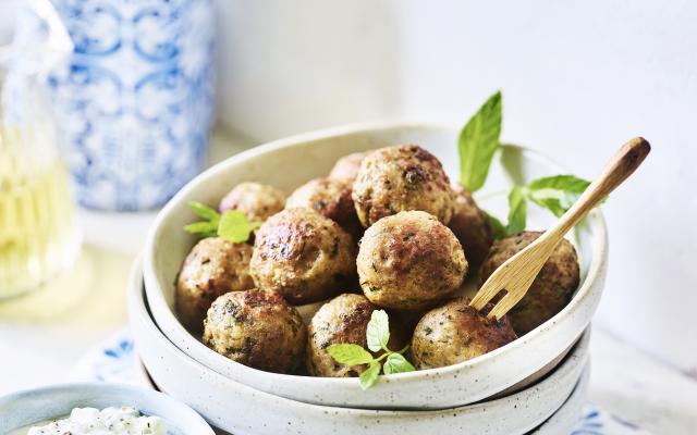 Keftedes met tzatziki