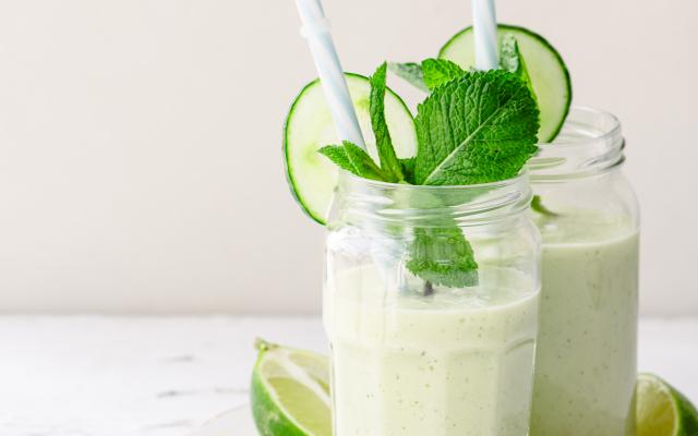 Komkommer-gember-mangosmoothie