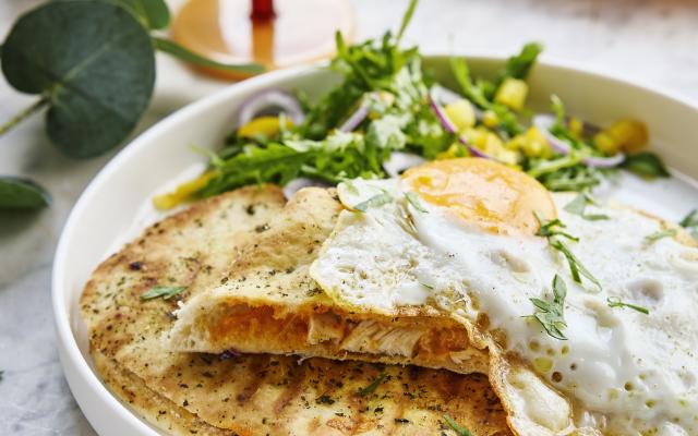 Naan-croque-madame