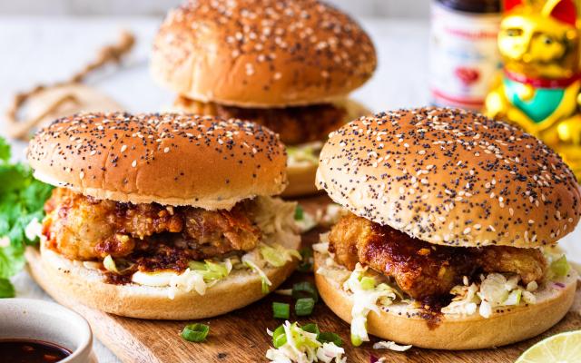 Korean Crispy Chicken burger