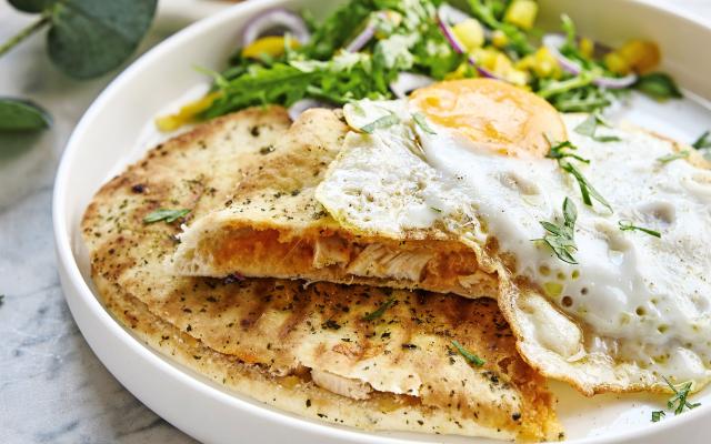 Croque-madame au poulet