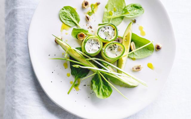 Cannellonis de courgette et ricotta aux agrumes