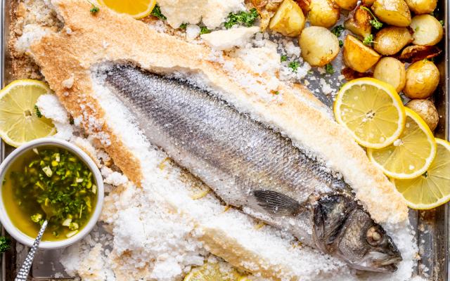 Het ultieme recept voor vis in zoutkorst