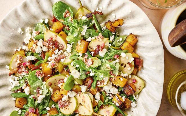 Salade de courge et poire à l’airfryer