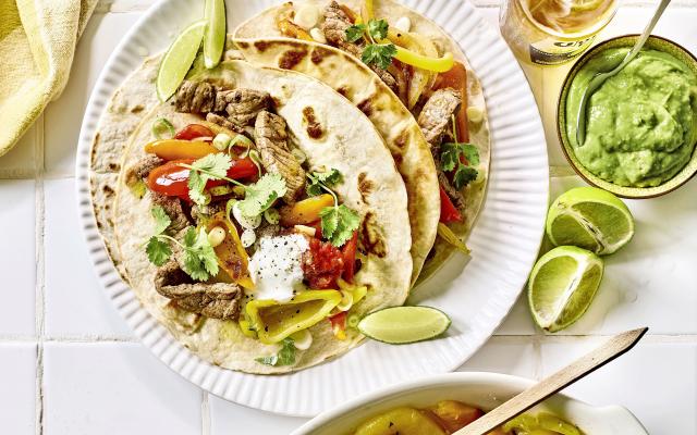 Fajitas au bœuf
