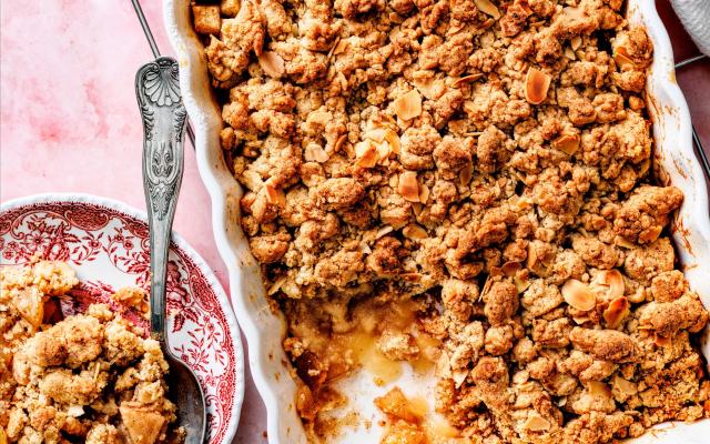 Britse appelcrumble