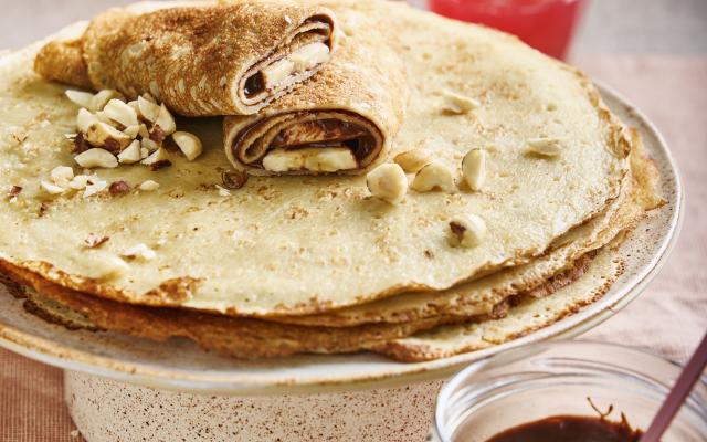 Pannenkoeken met chocopasta