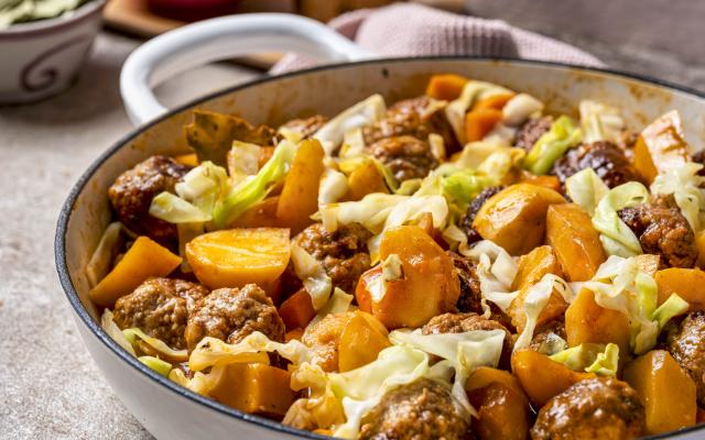 Irish stew met gehaktballetjes