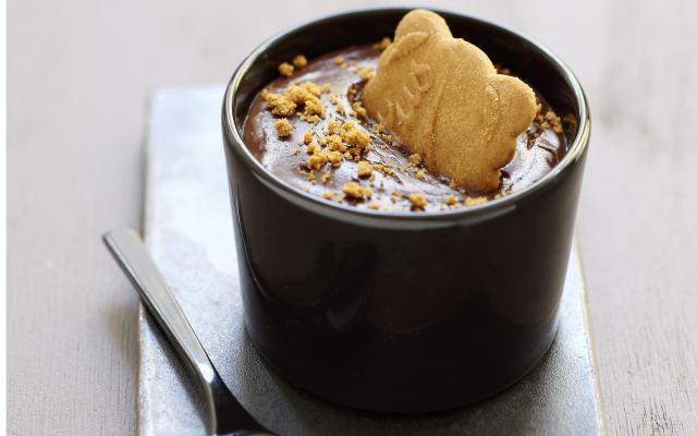 Mousse au chocolat et aux spéculoos
