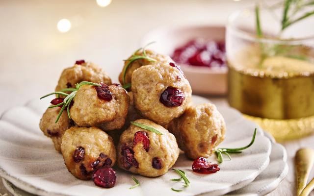 Boulettes aux airelles à l'airfryer
