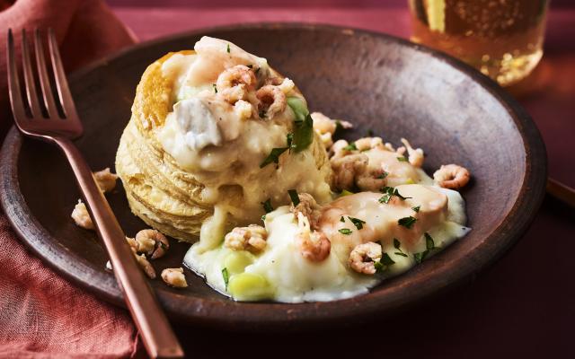 Vol-au-vent van vis