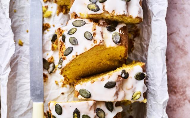 Pompoencake met pumpkin spice