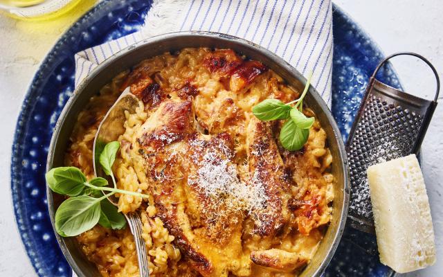 Marry me chicken-pasta