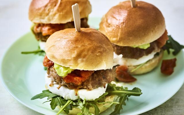 Italiaanse miniburgers met kalfsgehakt
