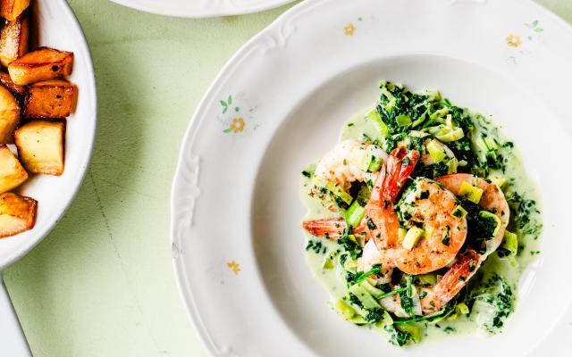 Scampi’s in 't groen