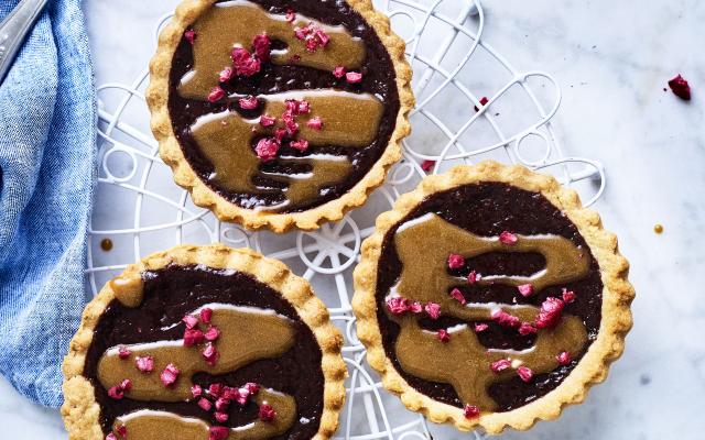 Tarteletjes met chocolade