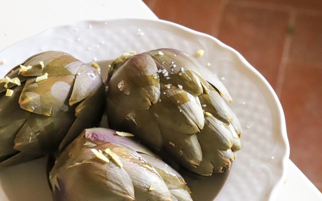 Artisjokken met citroen