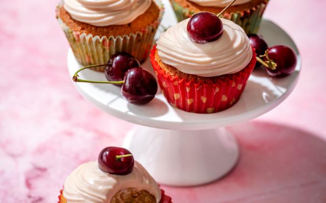 Heerlijke kersencupcakes