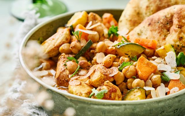Kipstoofpotje met kikkererwten