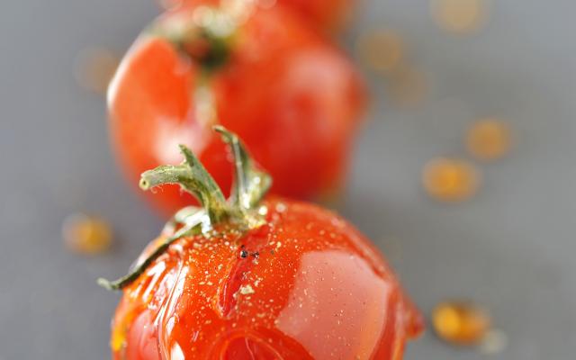 Tomates coktails caramélisées