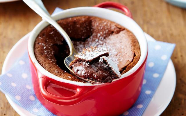 Chocolademoelleux in cocottes