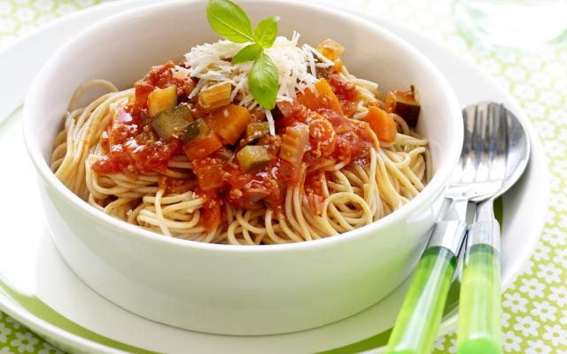 Spaghetti bolognese light