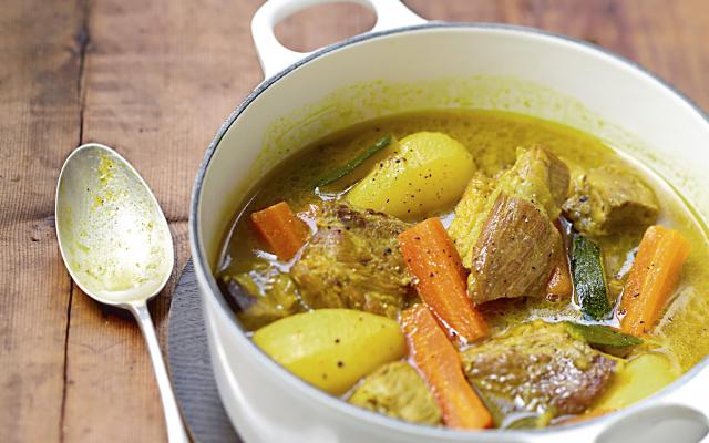 Curry de porc aux légumes