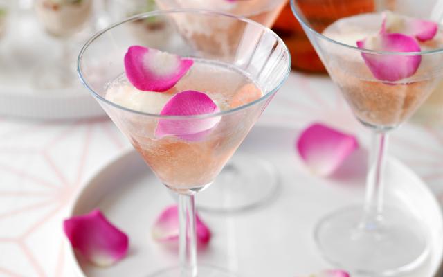 Cocktail à la rose