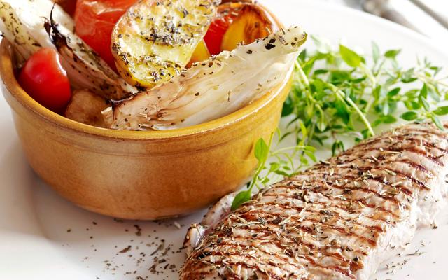 Kalfsfilet met Provençaalse groenten