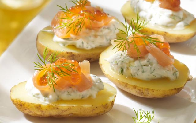 Aardappelcanapés