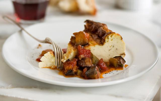 Ricottataart met ratatouille