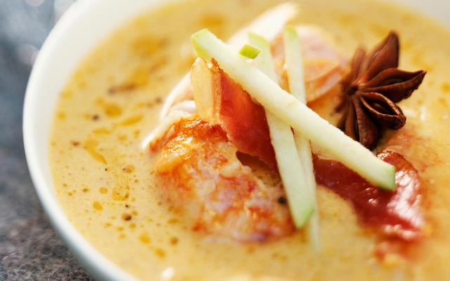 Velouté van rivierkreeftjes