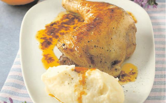 Poulet à l'orange  (kip met sinaasappelsaus)